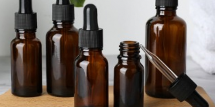 Amber essential oil aromatherapy liquid brown bottles (2)