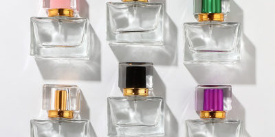 Luxury colorful cap glass perfume bottle (4)