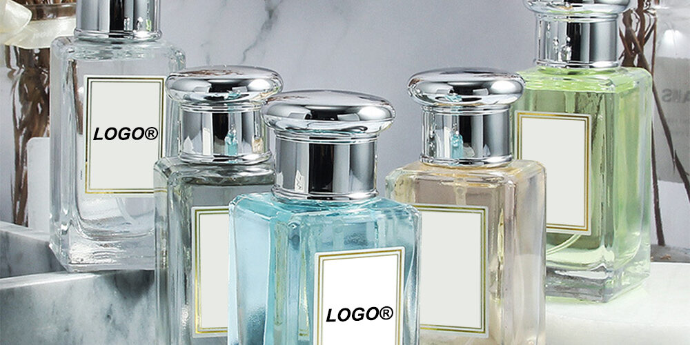 Luxury Custom Clear Square Glass Perfume Bottles – 30ml 50ml 100ml Options