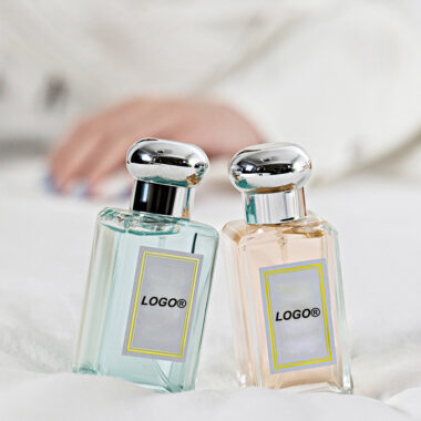 Luxury Custom Clear Square Glass Perfume Bottles – 30ml 50ml 100ml Options
