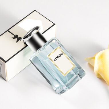 Luxury Custom Clear Square Glass Perfume Bottles – 30ml 50ml 100ml Options