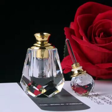 Luxury Glass Perfume Bottles for Home Decoration Display
