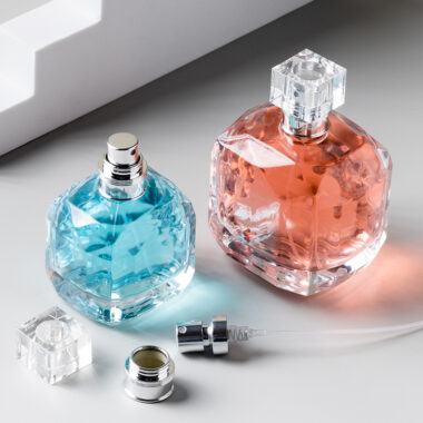 Luxury Transparent Glass Perfume Bottle for Women – Wholesale Packaging