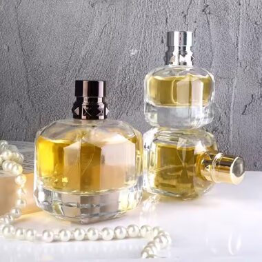 Luxury Transparent Glass Perfume Bottle for Women – Wholesale Packaging