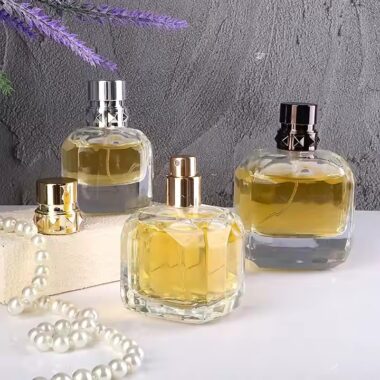 Luxury Transparent Glass Perfume Bottle for Women – Wholesale Packaging