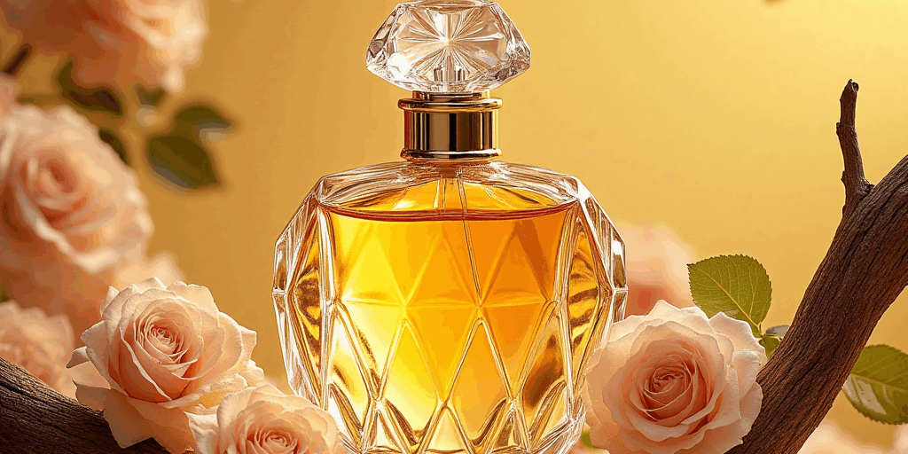 Custom Clear Glass Perfume Bottle with Elegant Design
