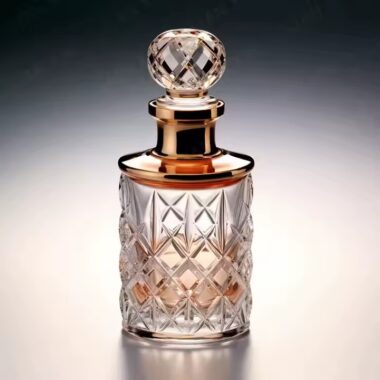 Custom Clear Glass Perfume Bottle with Elegant Design