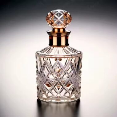 Custom Clear Glass Perfume Bottle with Elegant Design