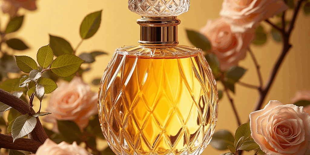 Custom Clear Glass Perfume Bottle with Elegant Design