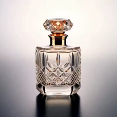 Custom Clear Glass Perfume Bottle with Elegant Design