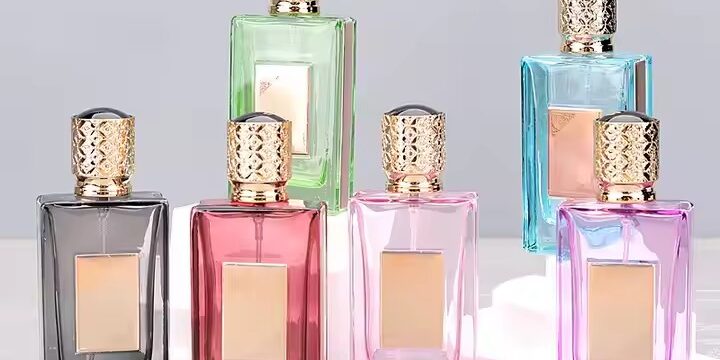 High-End Custom Square Glass Perfume Bottles for Fragrance Packaging