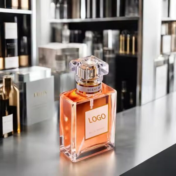 Luxury Square Glass Perfume Bottles in Elegant Design (6) High-End Custom Square Glass Perfume Bottles for Fragrance Packaging