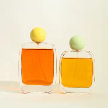 New Luxury Square Glass Perfume Bottle with Trendy Design for Fragrance Brands