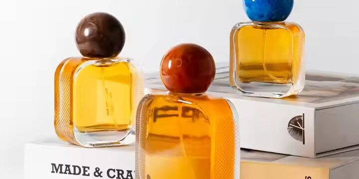 New Luxury Square Glass Perfume Bottle with Trendy Design for Fragrance Brands