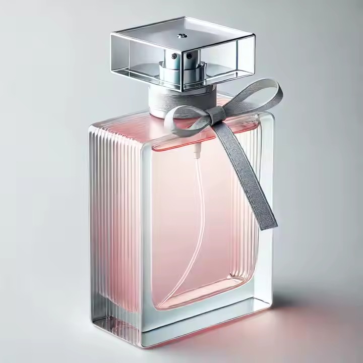 Wholesale Luxury Clear Glass Perfume Bottles in 30ml 50ml 100ml Sizes