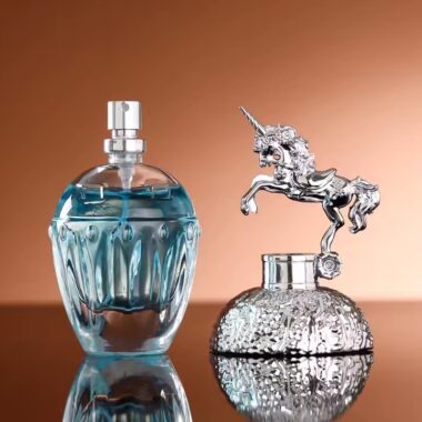 Luxury 80ml Clear Glass Perfume Bottle with Elegant Design