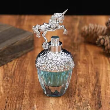 Luxury 80ml Clear Glass Perfume Bottle with Elegant Design