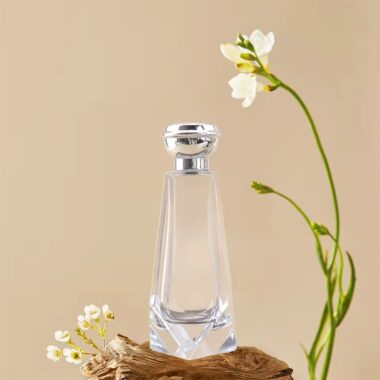 Luxury Irregular Shaped Glass Perfume Bottle – Decorative Artistic Fragrance Packaging