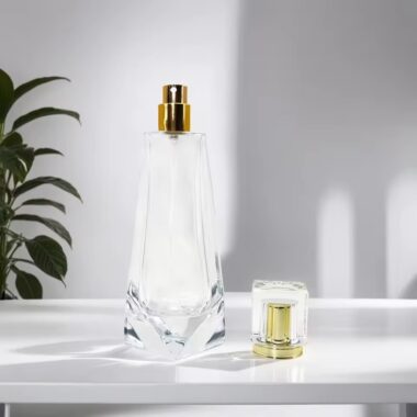 Luxury Irregular Shaped Glass Perfume Bottle – Decorative Artistic Fragrance Packaging