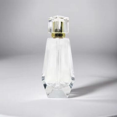 Luxury Irregular Shaped Glass Perfume Bottle – Decorative Artistic Fragrance Packaging