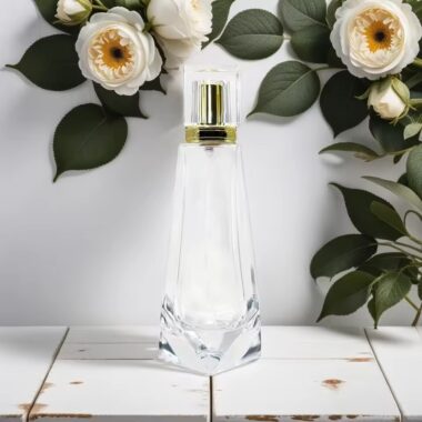 Luxury Irregular Shaped Glass Perfume Bottle – Decorative Artistic Fragrance Packaging