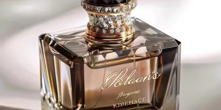 European Style Luxury Glass Perfume Bottle with Elegant Cap