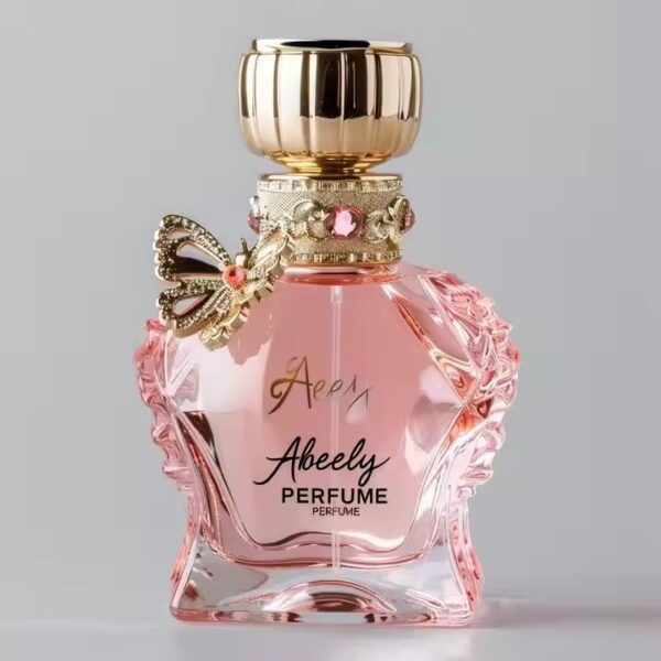 European Style Luxury Glass Perfume Bottle with Elegant Cap