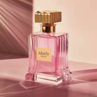 European Style Luxury Glass Perfume Bottle with Elegant Cap
