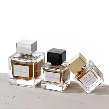 Luxury Thick Cube Glass Perfume Bottle Wholesale – Premium Square Scent Container
