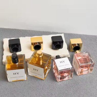 Luxury Thick Cube Glass Perfume Bottle Wholesale – Premium Square Scent Container