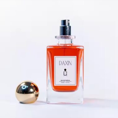 Clear Transparent Luxury Glass Perfume Bottle with Custom Packaging