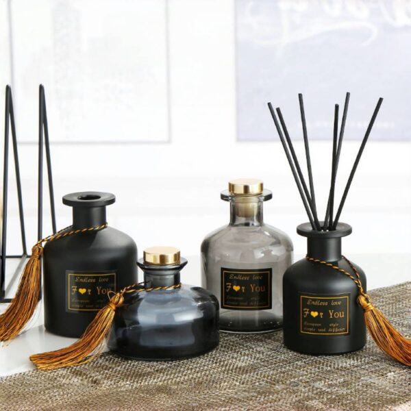 bottle with sticks for home fragrance
