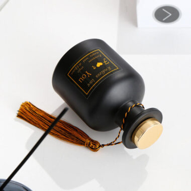 bottle with sticks for home fragrance