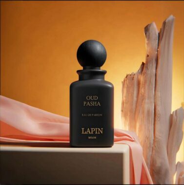 Black luxury crimp neck perfume bottle