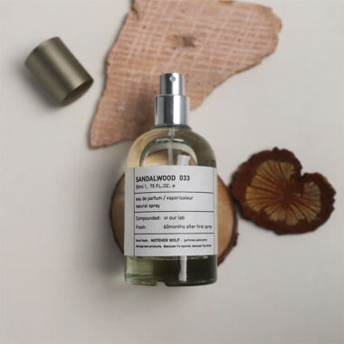 50ml round transparent glass perfume bottle