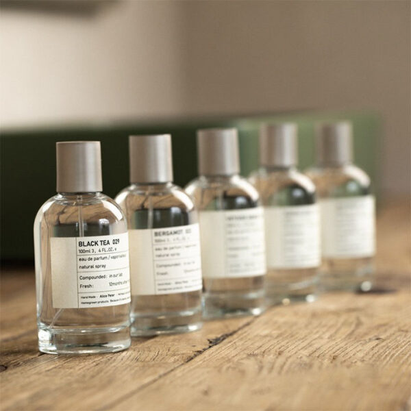 50ml round transparent glass perfume bottle