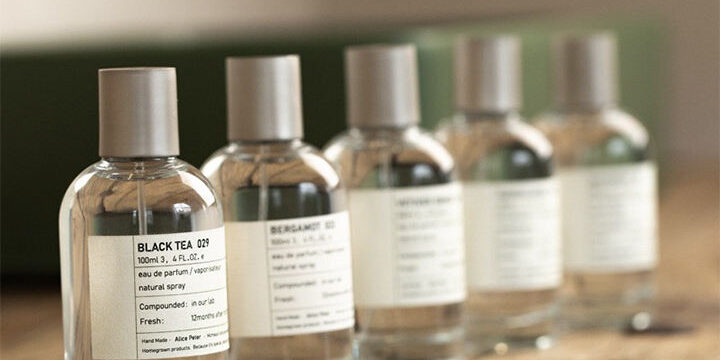 50ml round transparent glass perfume bottle