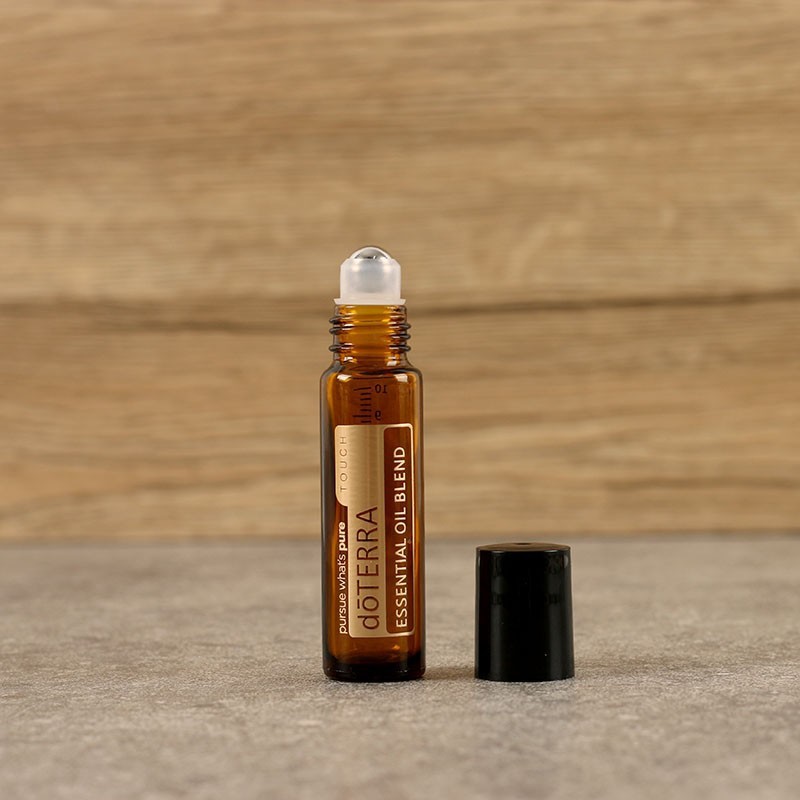 Glass roll on perfume bottle for essential oils