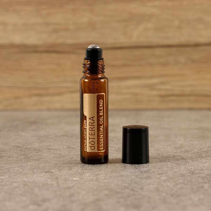 Glass roll on perfume bottle for essential oils