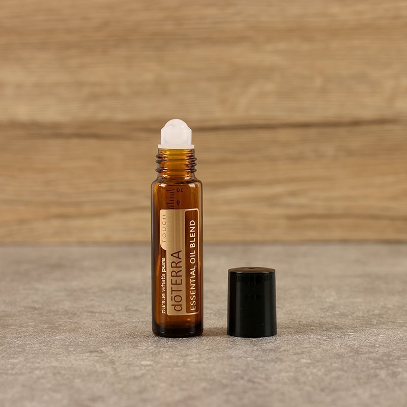 Glass roll on perfume bottle for essential oils