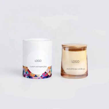 Luxury amber glass reed diffuser bottle