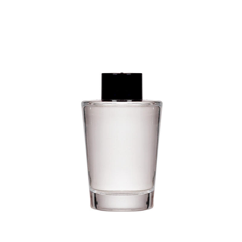 Transparent glass aromatherapy diffuser bottle
