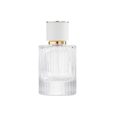 glass perfume spray bottle with custom label