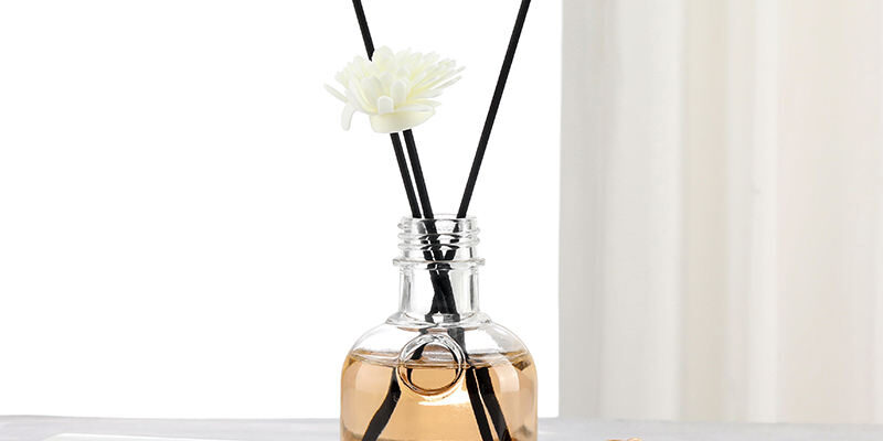 luxury glass aromatherapy reed diffuser bottle