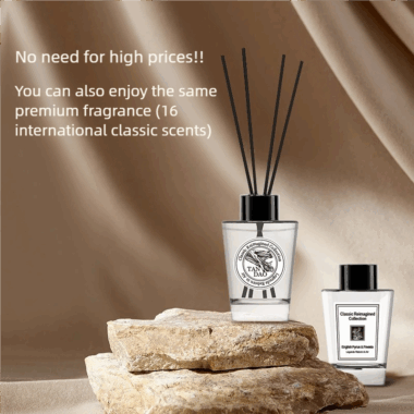 custom logo glass perfume diffuser set