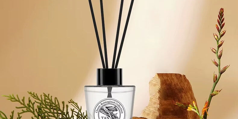 custom logo glass perfume diffuser set