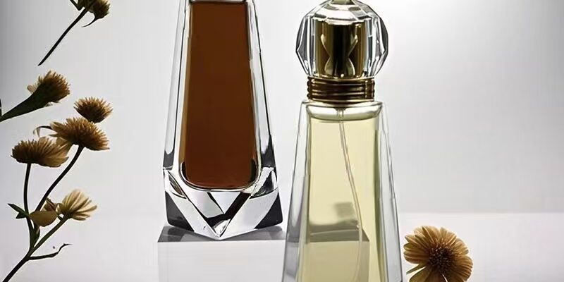 Premium 100ml elegant clear glass perfume bottle design