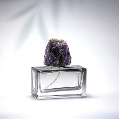 Luxury new rectangular 100ml clear glass perfume bottle design