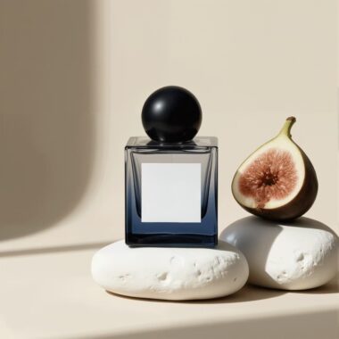 Custom colorful transparent men’s glass perfume bottle with sprayer