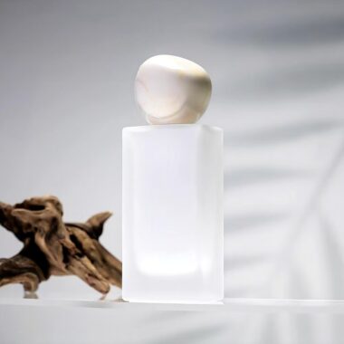 Luxury gradient custom logo 50ml 80ml glass perfume bottle